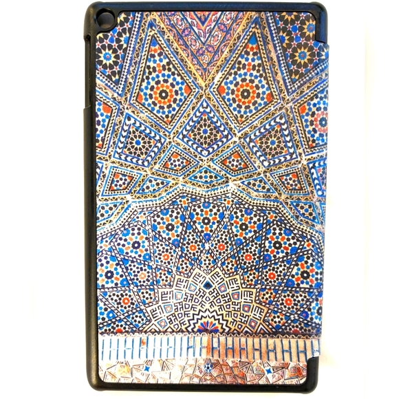 Fire HD 8 Tablet Case Mosaic Pattern - Picture 2 of 6